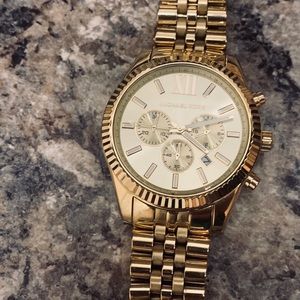 MICHAEL KORS Lexington Gold-Tone Watch Gold